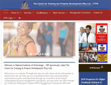 Tablet Screenshot of ctpd-namibia.com